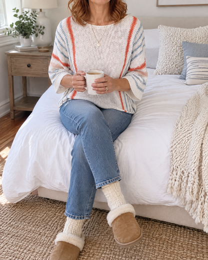 Emmeline - Striped Knit Pullover