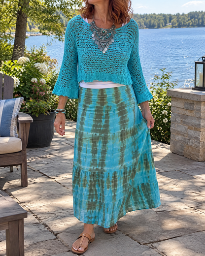 Zelie - Crochet Crop Sweater