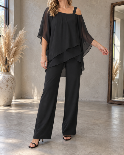 Isaure - Batwing Asymmetric Set