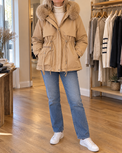 Brigitte - Faux Fur Hooded Parka