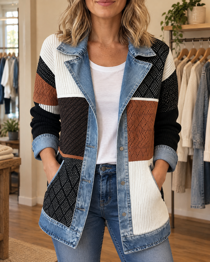 Clarisse - Knit and Denim Jacket