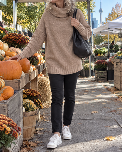 Thea - Turtleneck Pullover Sweater