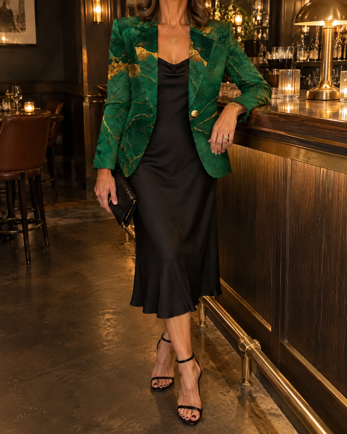 Josephine - Marble Print Blazer