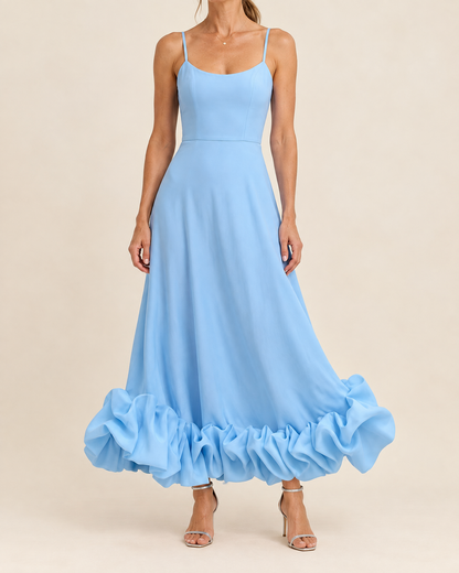Rosine - Ruffle Hem Cami Maxi Dress