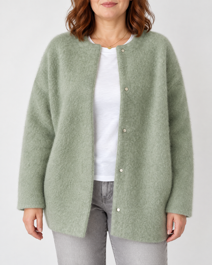 Hortense - Wool-Look Button Jacket