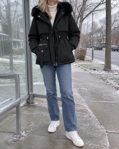 Brigitte - Faux Fur Hooded Parka