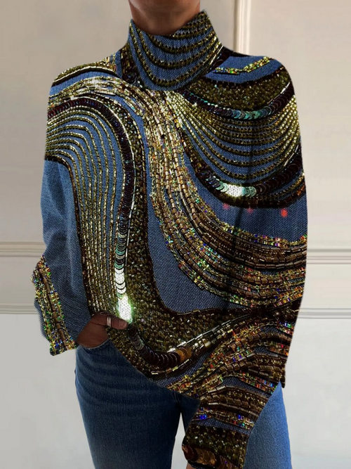 Charlotte - Christmas Turtleneck Sweater